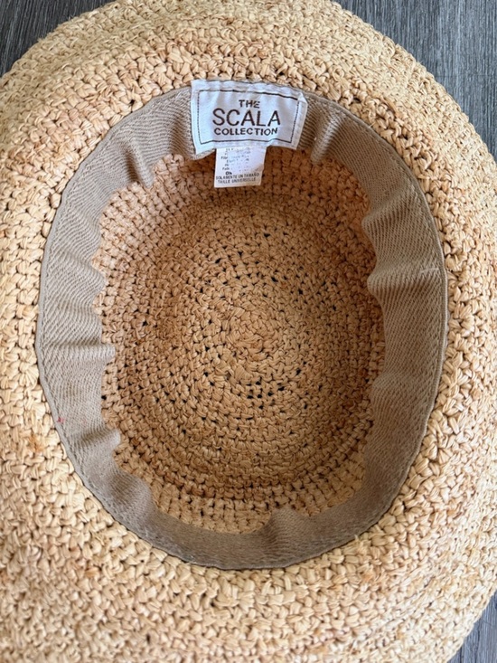 Scala Natural Woven Straw Hat - Beige main image 6